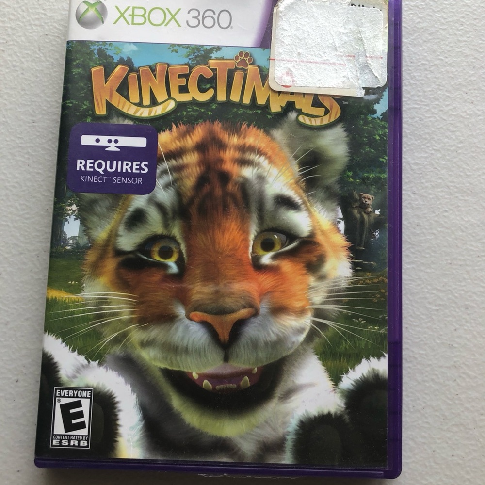 Microsoft Kinectimals Xbox 360 Kinect Compatible Multiplayer w/ Case & Manual